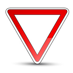 Yield sign