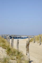 Weg an den Ostseestrand im Ostseebad Heiligenhafen