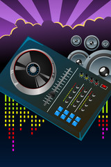 Obraz premium Disco night flyer