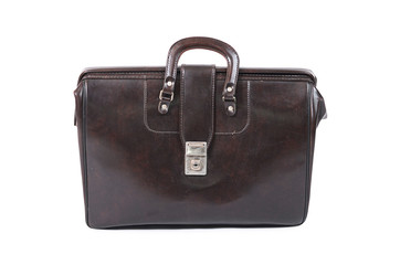 The old bag isolated on white