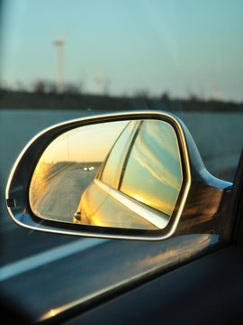 Left Side S Rear Vision Mirror Of The Car