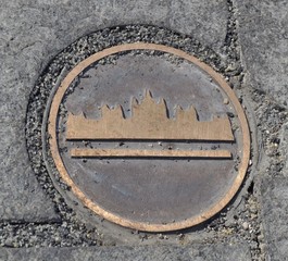 Detail Kossuth Platz in Budapest