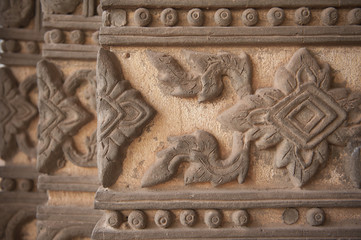 Antique Wall of Temple