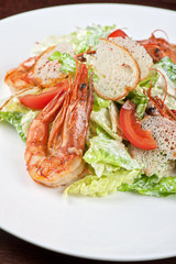 Tasty shrimp salad