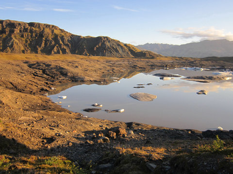 Soleil de minuit Islande