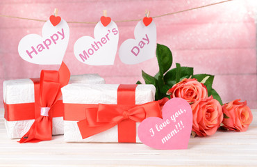 Happy Mothers Day message written