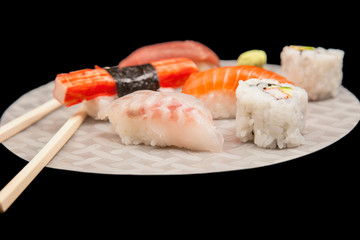 Japanese seafood sushi