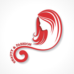 Beauty and fashion icon stock vector