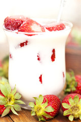 Delicious strawberry Milkshake