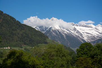 Fototapeta na wymiar Texelgruppe, Südtirol, Italien
