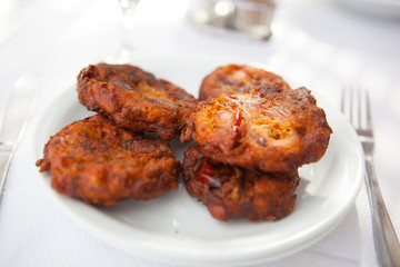 Greek dish - tomato balls