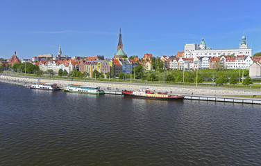 Fototapeta premium Szczecin - bulwary