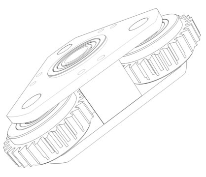 Mechanism with gears