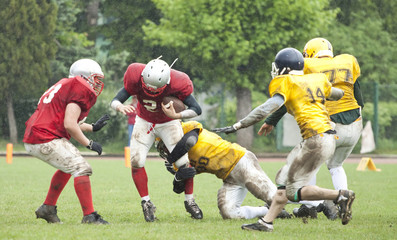 American football match