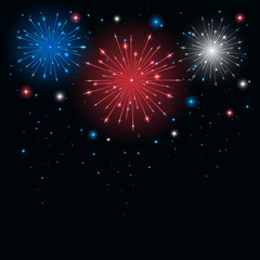 Tricolor firework