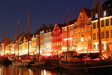 Kissenbezug Nyhavn, Copenhagen, Denmark © karnizz