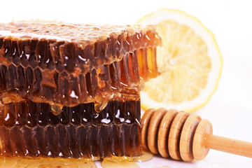 honeycomb with honey