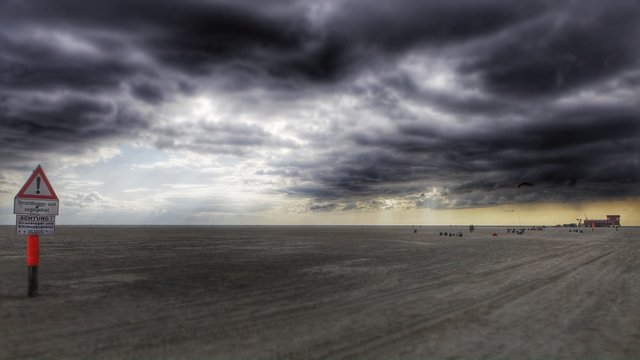 verbotener strand