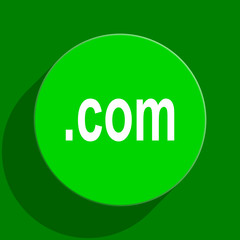 com green flat icon