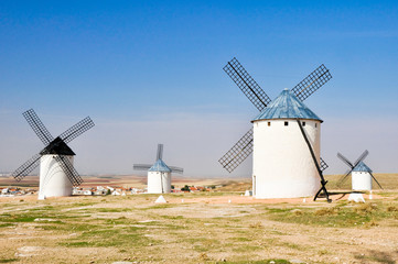 Fototapeta premium Windmills in Campo de Criptana (Spain)