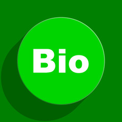 bio green flat icon