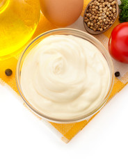 mayonnaise sauce in bowl