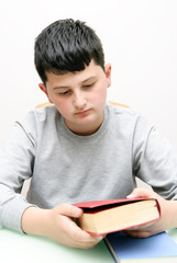 boy with a book