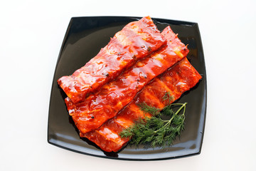 pork ribs in sauce