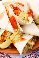 tortillas with dip