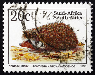 Postage stamp South Africa 1993 Southern African Hedgehog, Anima