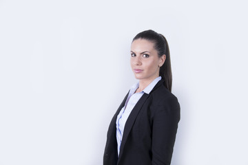 Obraz premium Strong independent beautiful business woman (portrait)