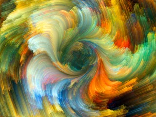 Foto auf Acrylglas Unfolding of Color © agsandrew