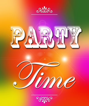Party time poster