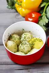 Bowl of potatoes