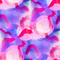 bokeh colorful pattern water red, blue texture paint abstract se