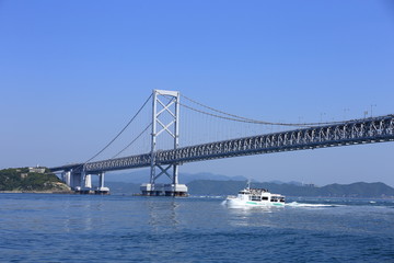 Fototapeta premium Onaruto Bridge in Tokushima, Japan