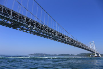 Fototapeta na wymiar Onaruto Most w Tokushima, Japonia