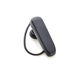 Bluetooth headset isolated on white