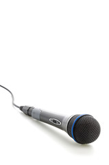 Microphone isolated on white