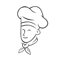 Chef Face Illustration