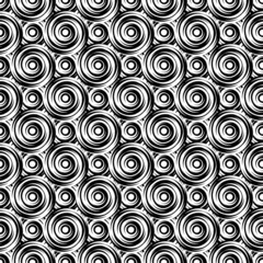 Design seamless monochrome vortex pattern