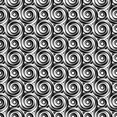 Design seamless monochrome vortex pattern