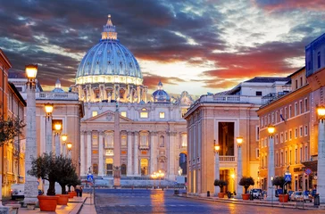 Foto auf Acrylglas Vatikan, Rom, Petersdom © TTstudio