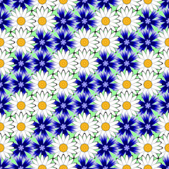 Design seamless colorful floral decorative pattern