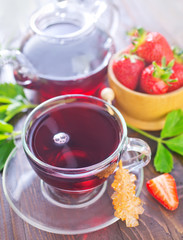 strawberry tea