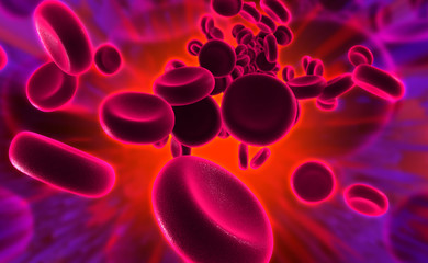 streaming blood cells