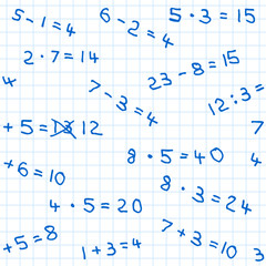 nahtloses Mathematik Hausaufgaben Muster