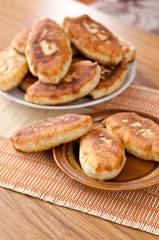 Fried fresh tasty pasties
