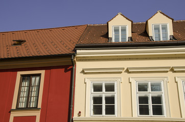 old fascades in Zagreb