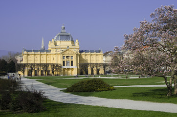 Obraz premium park in Zagreb